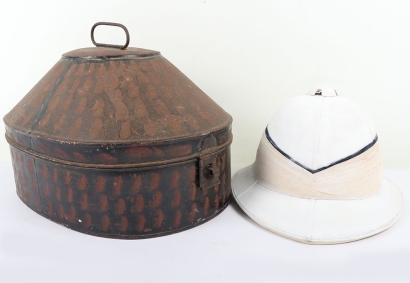 WW2 Period British Royal Navy Officers Sun Helmet,