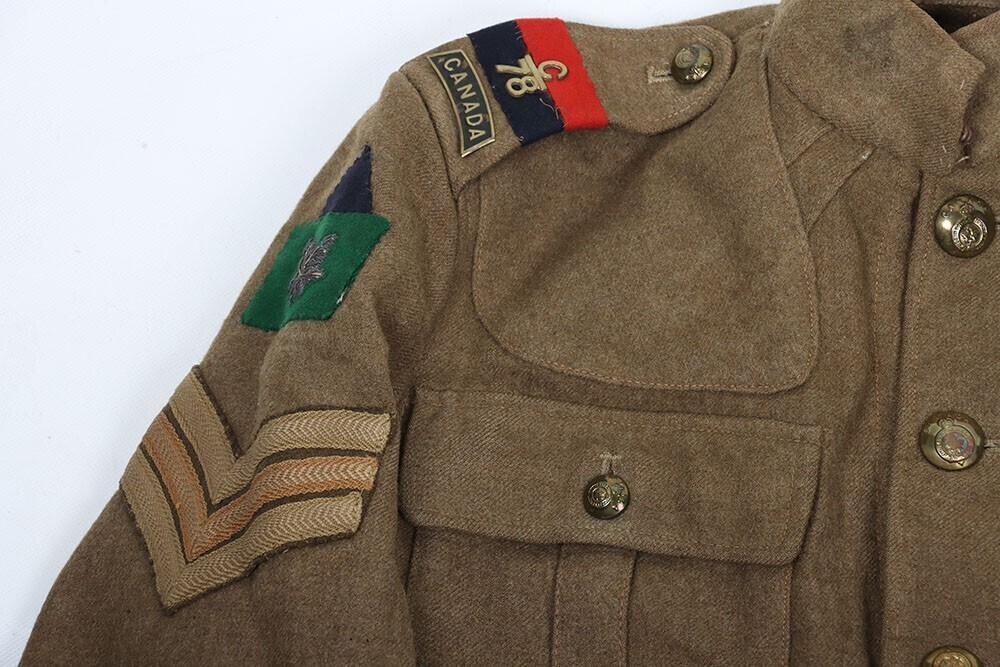 WW1 Canadian 78th Battalion Artillery, 4th Canadian Division Other ...