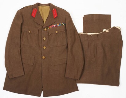 WW2 British Service Dress Uniform, Colonel W. Tozer.