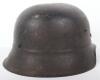 Third Reich Luftschutz Beaded Combat Helmet - 5