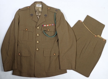 WW2 Duke of Cornwall Light Infantry Officers Service Dress Uniform.