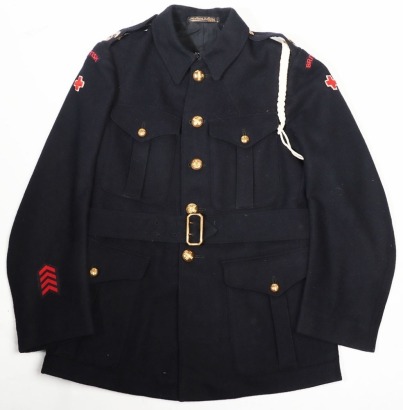WW2 Period Men's British Red Cross Four Pocket Tunic.