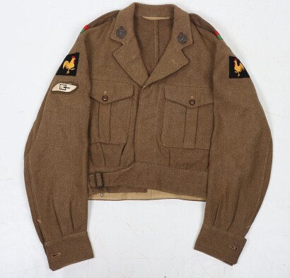 40th Division, 7th Royal Tank Regiment Battle Dress Blouse.