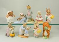 Nine Beswick Beatrix Potter Figures,