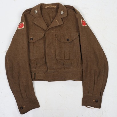 8th Hussars, Royal Irish, Battle Dress Blouse, 4th Division