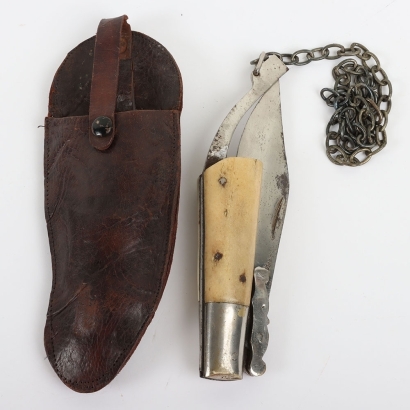 Unusual English Folding Knife