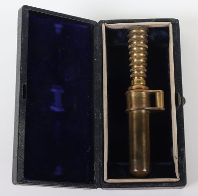 Miniature German Brass Divers Knife in Case