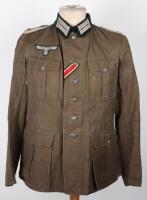 WW2 German Infantry Officers Tropical Pattern Tunic