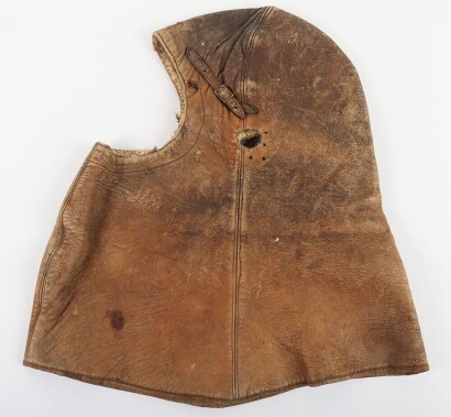 WW1 RFC Cowl Pattern Leather Flying Helmet.