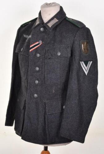 WW2 German Army Mountain Troops (Gebirgsjäger) M-43 Combat Tunic