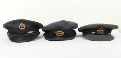 WW2 RAF Officers Peaked Caps & Pre war OA's Cap.