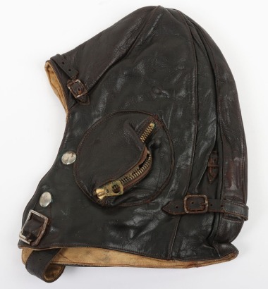 WW2 RAAF Leather B Type Flying Helmet.