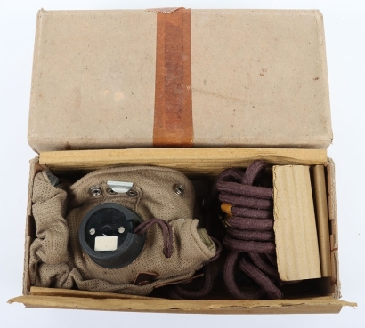 WW2 RAF E Type Flying Helmet in Original Box.