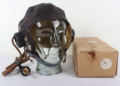 WW2 RAF 3rd Pattern C Type Flying Helmet, Mint in Box, Unissued.