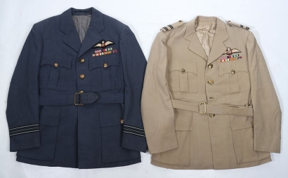 Pair of Royal Air Force Uniforms to a Air Force Cross Winner