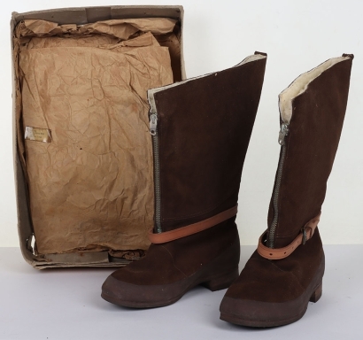 WW2 RAF 41 Pattern Flying Boots, Mint Condition in Box of Issue.