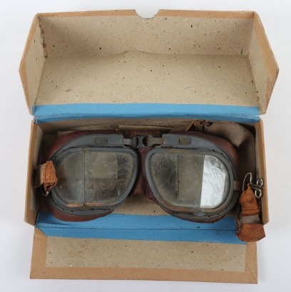 WW2 RAF Mk.VIII Fling Goggles in Box.