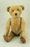 Golden mohair Teddy bear, probably Schuco, German circa 1920,
