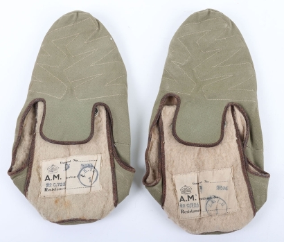 WW2 RAF D Type Electrically Heated Socks.