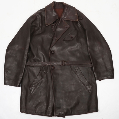 WW2 French, Arm&eacute;e de l'Air, Air Force Leather Flying Jacket.