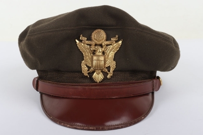 WW2 USAAF Officers Peaked 'Crusher' Cap, Bancroft.