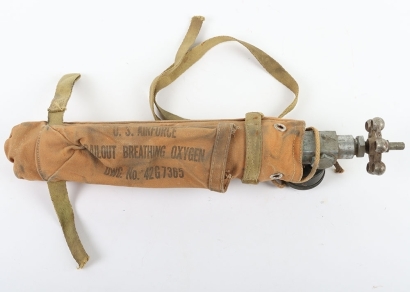 WW2 USAAF Bail Out Oxygen Bottle.