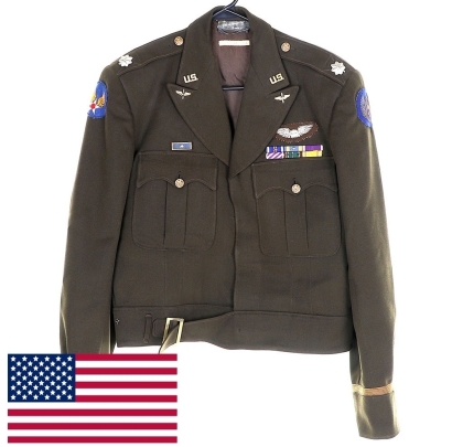 WW2 USAAF 8th Air Force Ike Jacket, Pilot.