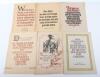 25x Third Reich NSDAP Illustrated “Wochenspruch” Printed Pages - 3