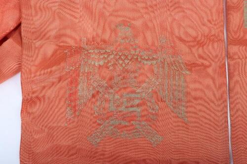 Rare Third Reich Personal Presented Funeral Sash by Herman Goering