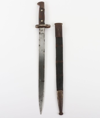 Austrian Mannlicher Bayonet with Engraved Blade