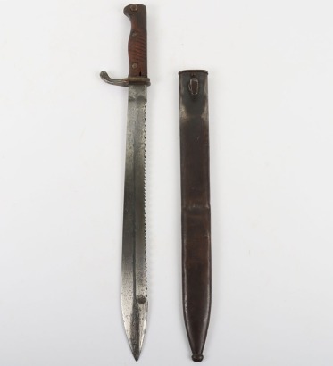 WW1 German Pioneer Sawback M98/05 'Butcher' Bayonet