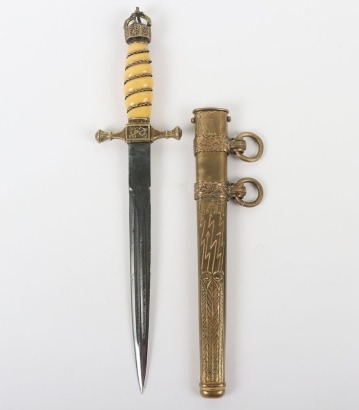 Imperial German Naval Dirk by WKC, Solingen,