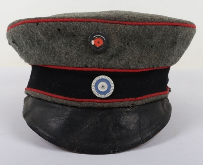 WW1 Bavarian Peaked Field Cap for Artillery or Pioneer
