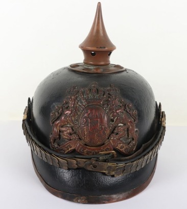 Imperial German 1st Bavarian Fusilier Artillery Regimentally Marked Pickelhaube