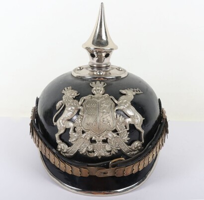 Imperial German Wurttemberg Pioneer Battalion Nr13 NCO's Pickelhaube