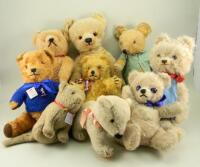 Collection of eight various Teddy bears,