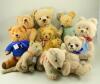 Collection of eight various Teddy bears,