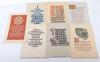 25x Third Reich NSDAP Illustrated “Wochenspruch” Printed Pages - 4