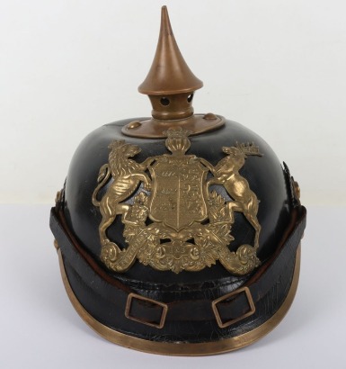 Imperial German Wurttemberg Infantry Regiment Nr121 Regimentally Marked Other Ranks Pickelhaube