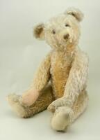 A good large golden mohair Steiff Teddy bear, German circa 1925,