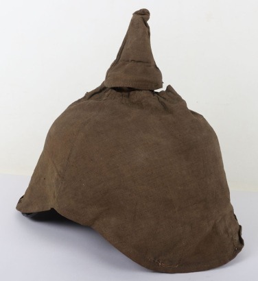Imperial German Prussian Other Ranks Pickelhaube with Original Trench Cover