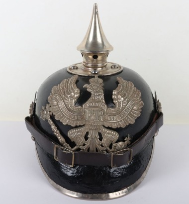 Imperial German Pioneer Battalion Nr18 Regimentally Marked Pickelhaube