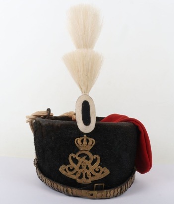 Imperial German Enlisted Ranks Hussars Busby for Hussaren Regiment Nr7 (1st Rheinisches)