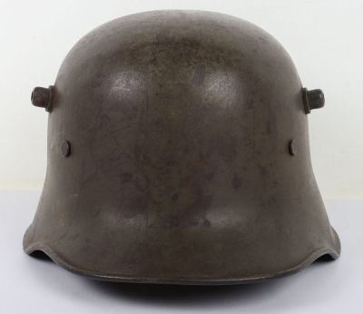 Scarce WW1 German M-18 Steel Combat Helmet