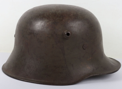 Scarce WW1 German M-18 Steel Combat Helmet - 3