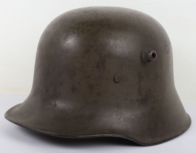 Scarce WW1 German M-18 Steel Combat Helmet - 5