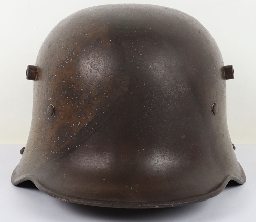 WW1 German M-17 Camouflaged Steel Combat Helmet