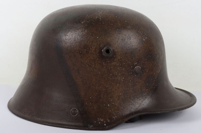 WW1 German M-17 Camouflaged Steel Combat Helmet - 3