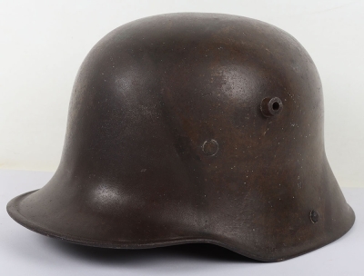WW1 German M-17 Camouflaged Steel Combat Helmet - 5