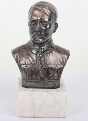 Adolf Hitler Bust Desk Statue by Schmidt Hofer